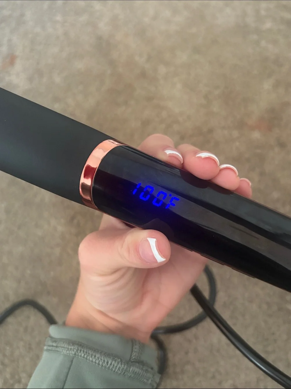 Brand New: Black & Rose Gold Flat Iron Hair Straightener